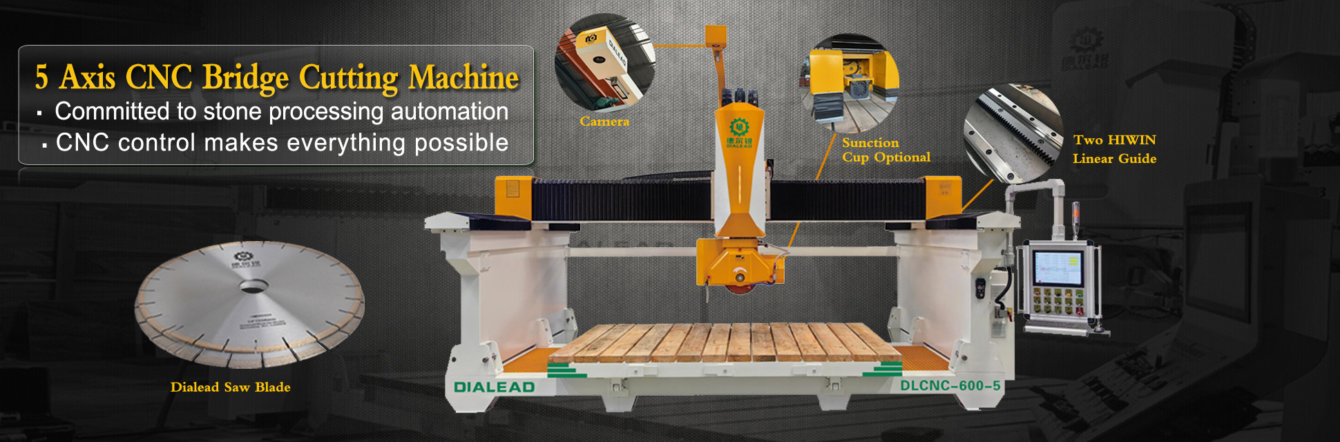 chất lượng Máy cắt đá CNC 5 trục nhà máy sản xuất