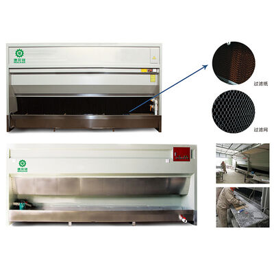 Centrifugal Fans Waterfall Dust Collector Water Wall Dust Extractor For Stone Fabrication