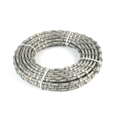 8.8mm Beads Diamond Rope For Granite Profiling / Shape Cutting