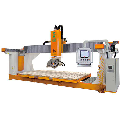 Máy cắt đá CNC 5 trục tùy chỉnh 18.5KW cho các nhà sản xuất đá trung bình / nhỏ