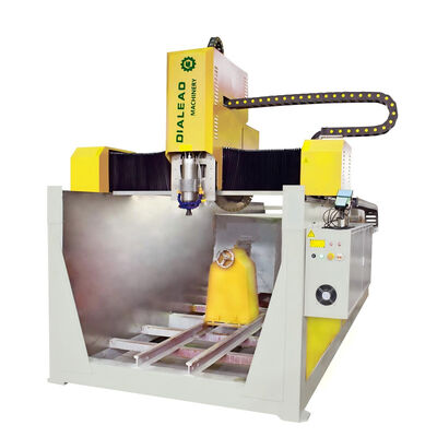 Máy khắc đá xoay 4 trục CNC Dragon Column Cutting Engraving Machine