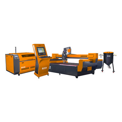 5 trục CNC máy cắt nước máy cắt nước cho cắt 45 độ cho đá kim loại thủy tinh nhựa